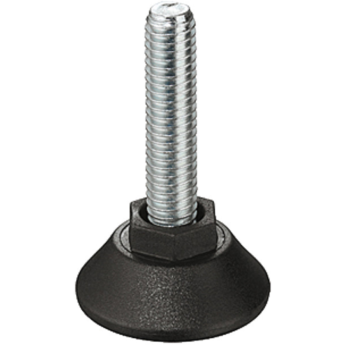 ADJ SCREW M10+FOOT D47x45 ST/GAL