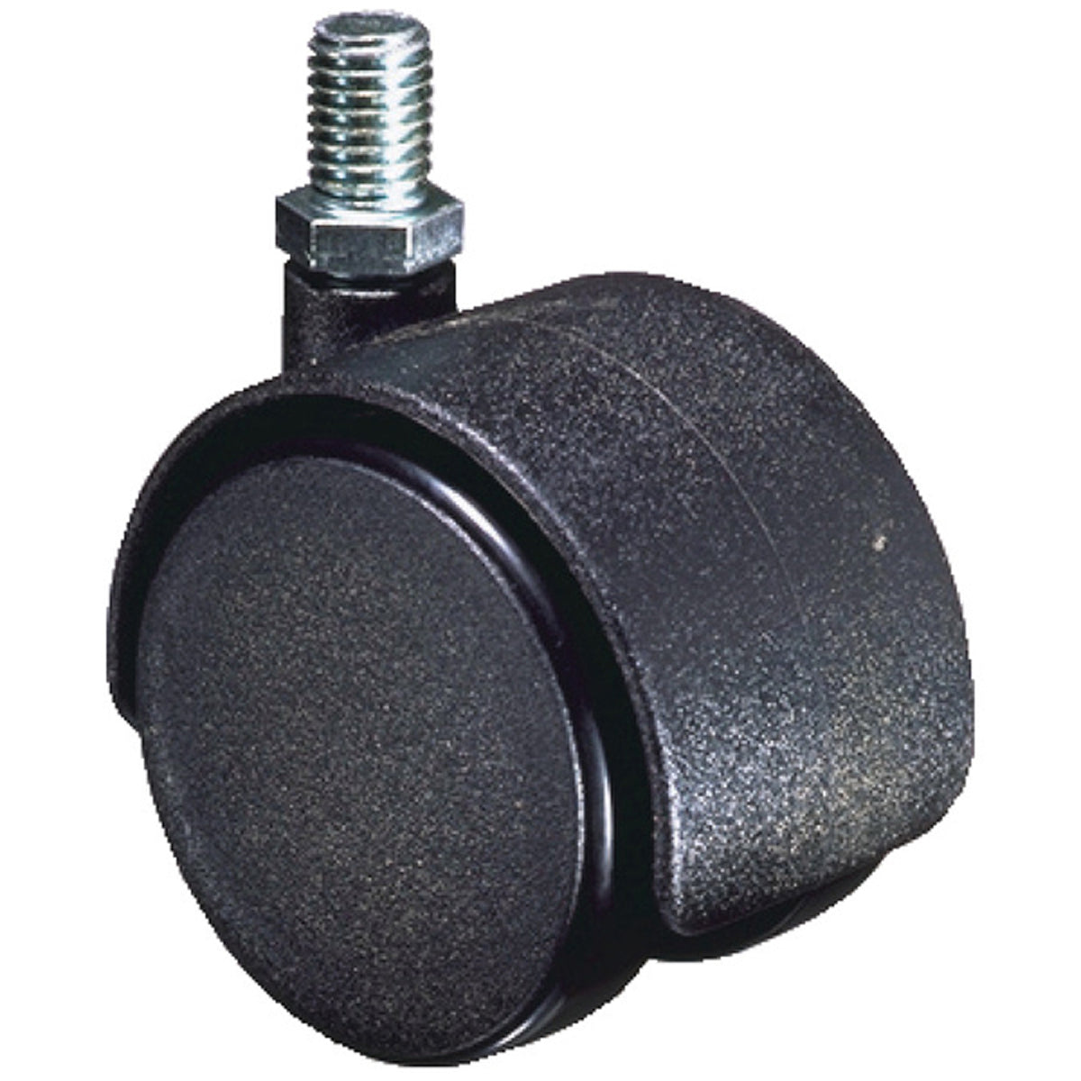 TWIN CASTOR NO BRAKE D50x40 PL/MBLK