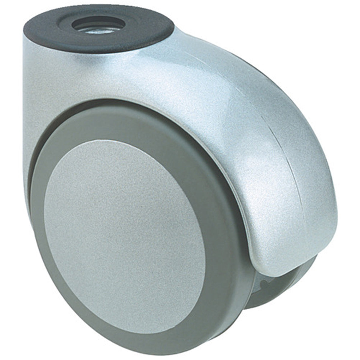 TWIN WHEEL CASTOR 100KG D75 GRY