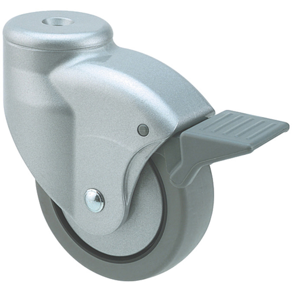 SWIVEL CASTOR BRAKE 70KG D80 PL by HAFELE UK LTD