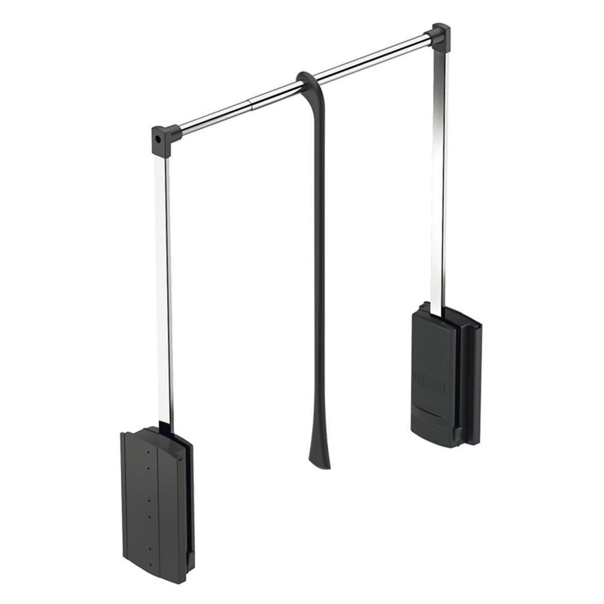 WARDROBE 2004 PULLRAIL 770-1200 BLK