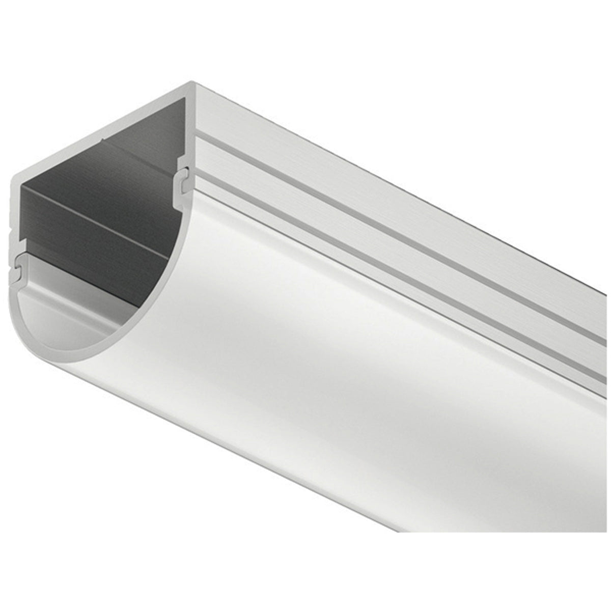 LOOX ALU PROFILE RND 2500 SLV/MILKY