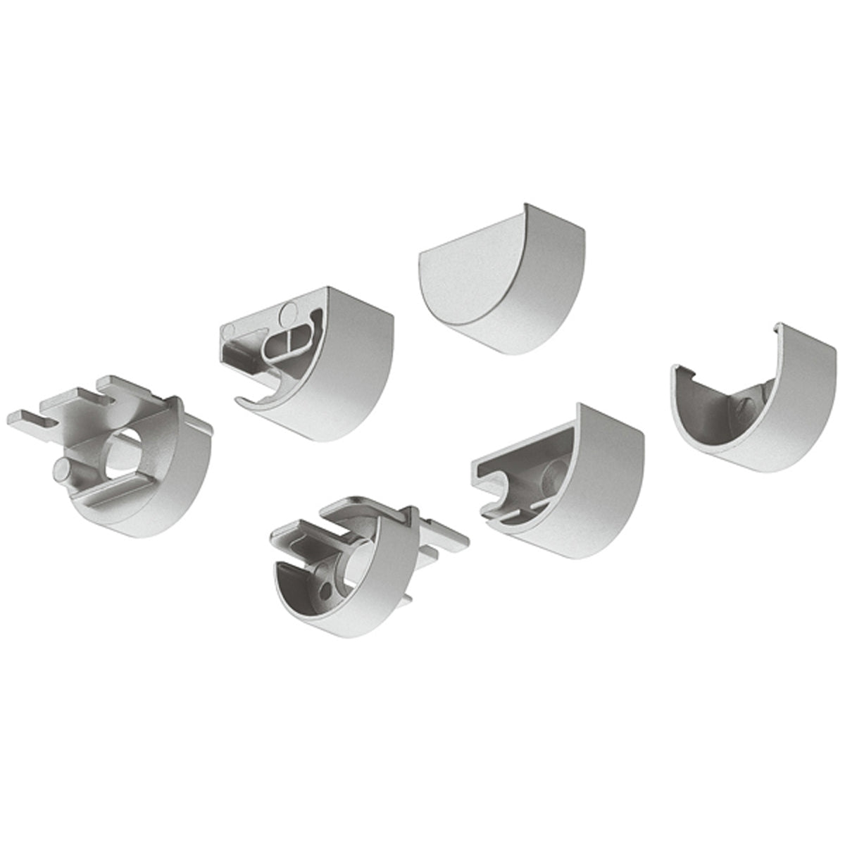 LOOX DRW END CAP SET+DRV PL/SLV