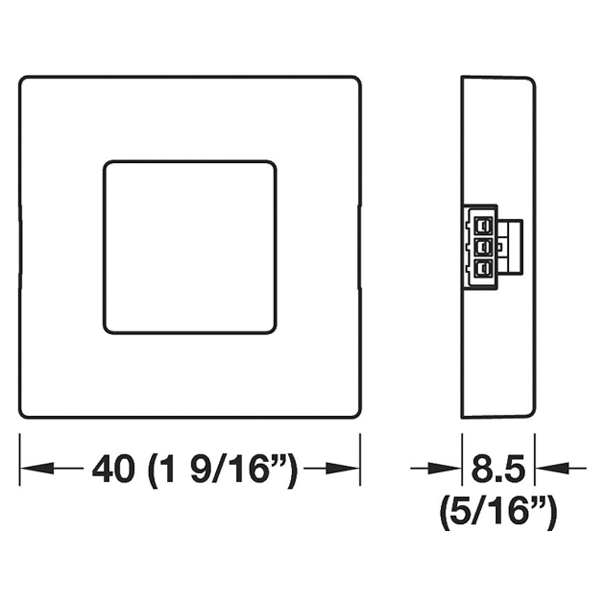 LOOX SRF DIMMER SLV TOUCHLESS