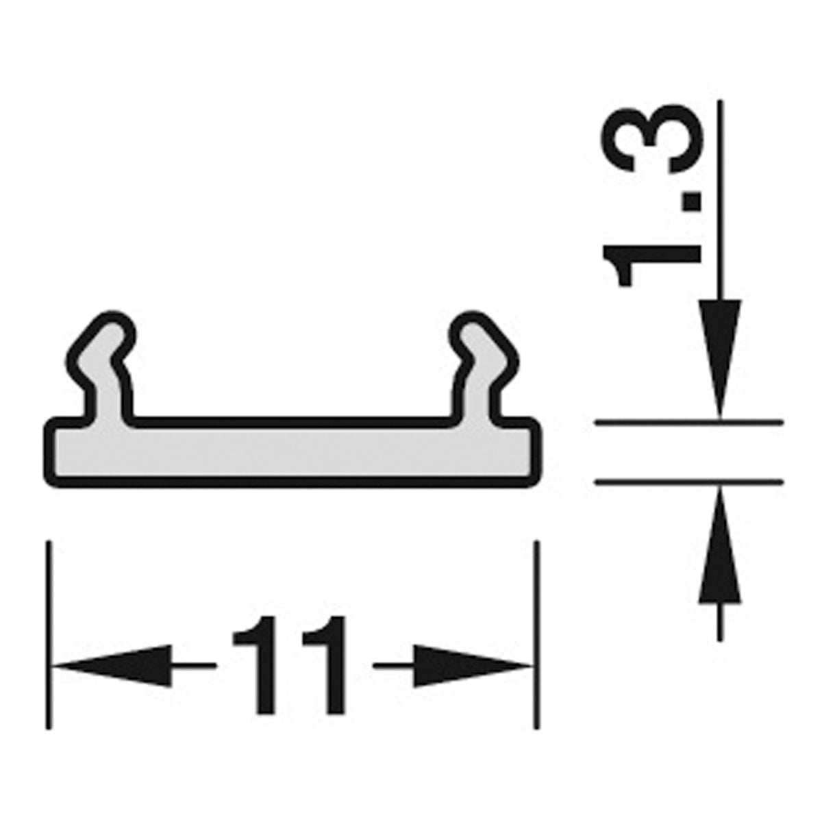 LOOX REPLACEMENT PROFILE 11 WHI