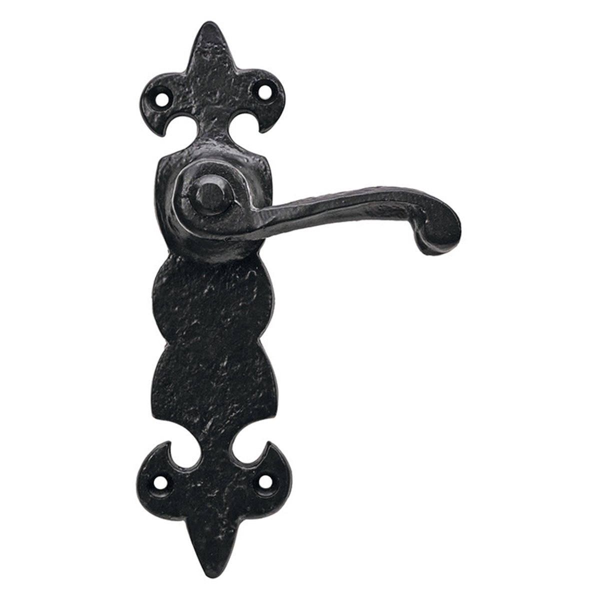 FLEUR-DE-LYS LEVER HANDLE LATCH CI/ABK by HAFELE UK LTD