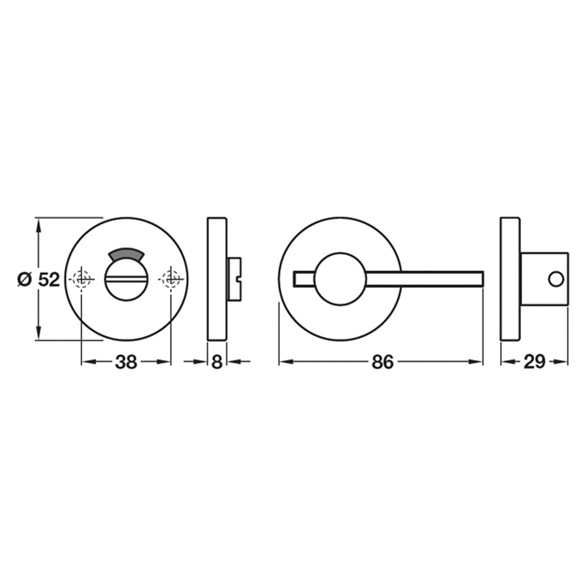 DISABLED TURN+RELEASE D52 86 ST/SAT
