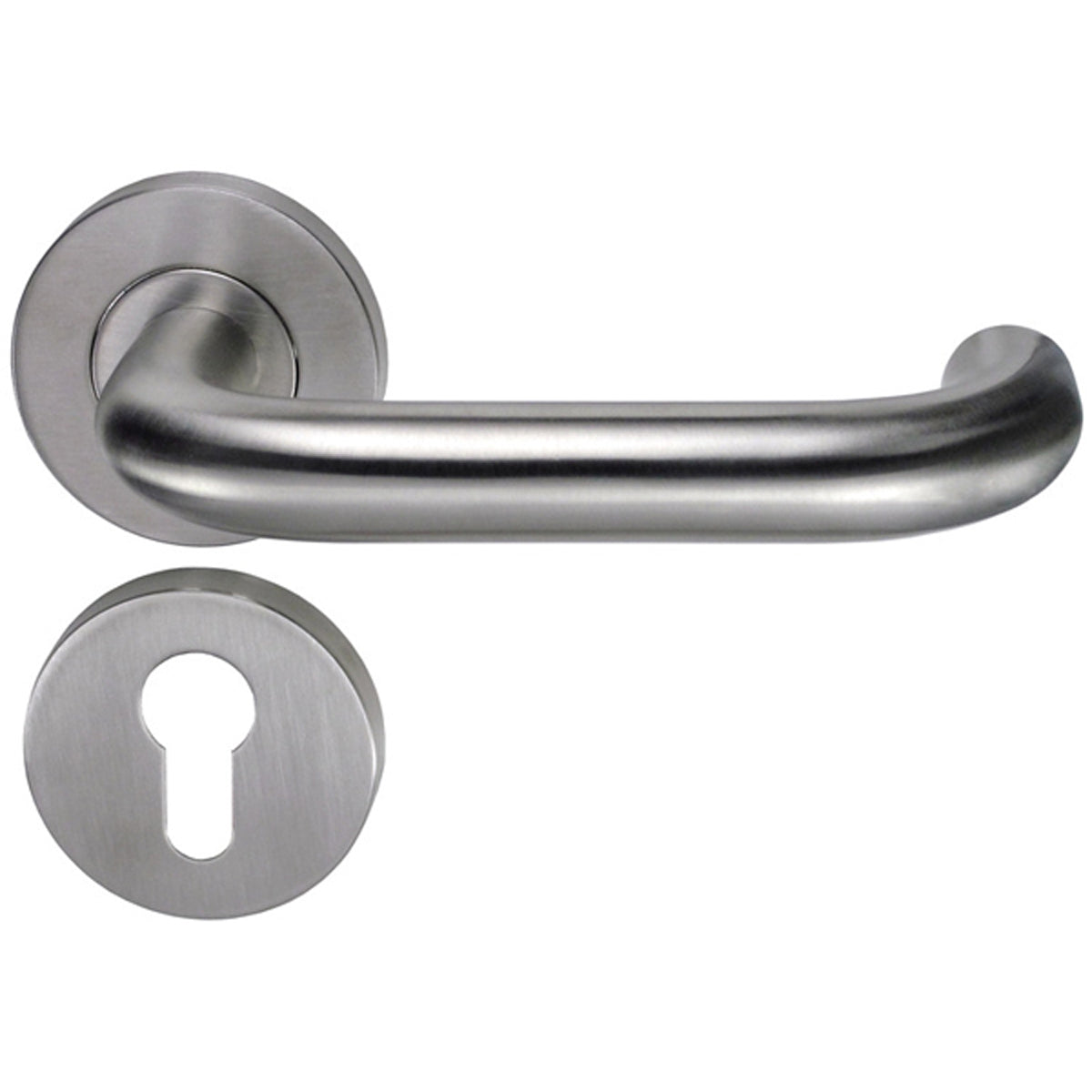 DISCONTINUED HL04 LEVER HANDLE RTD 304SSS WC by HAFELE UK LTD
