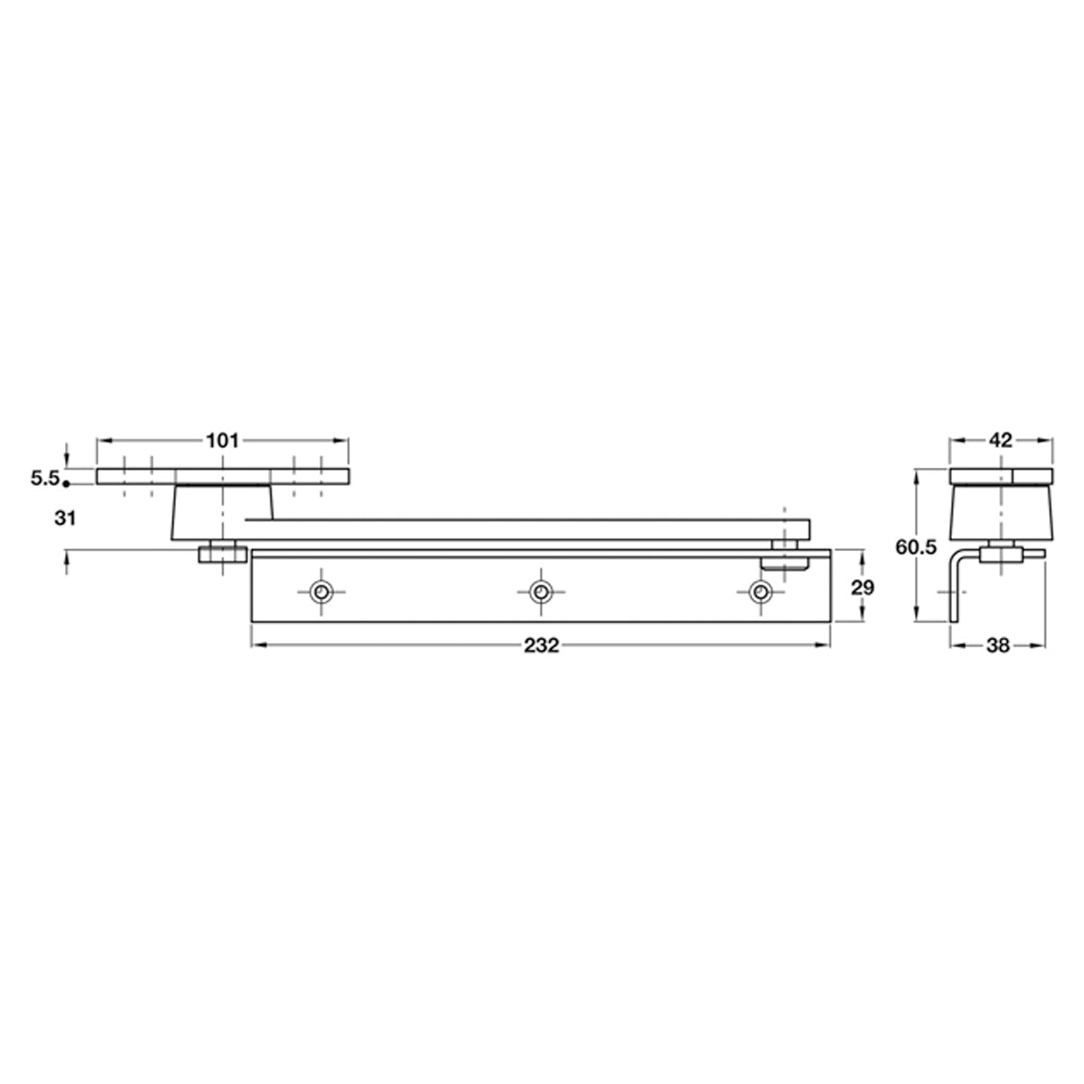 SURFACE OVERHEAD FRICTION STAY ZPS