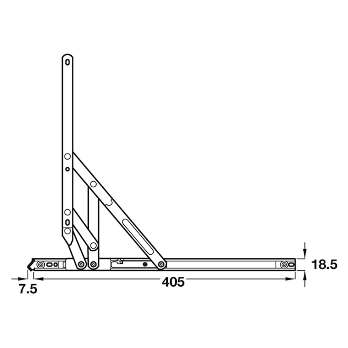 LOADPRO FRICT HINGE HD SIDE 18x406