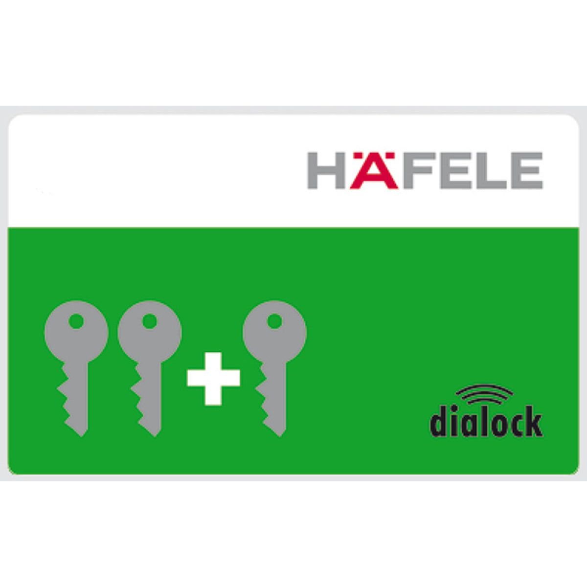 DIALOCK PROGRAMMING CARD PVC