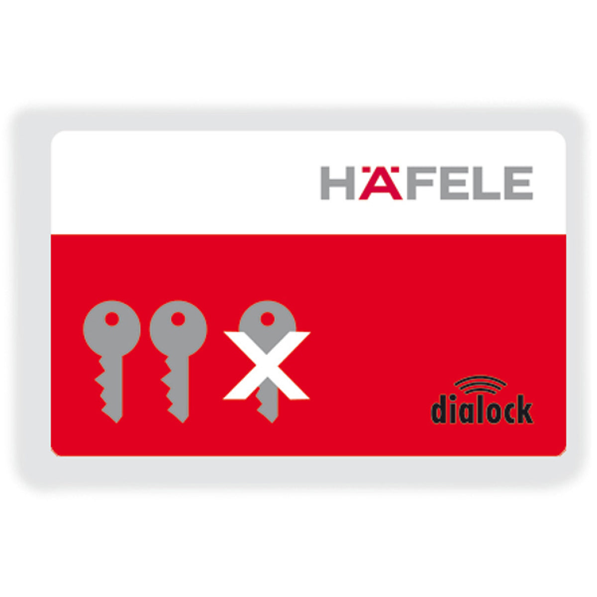 DIALOCK PK CLEARING KEY CARD 85x54
