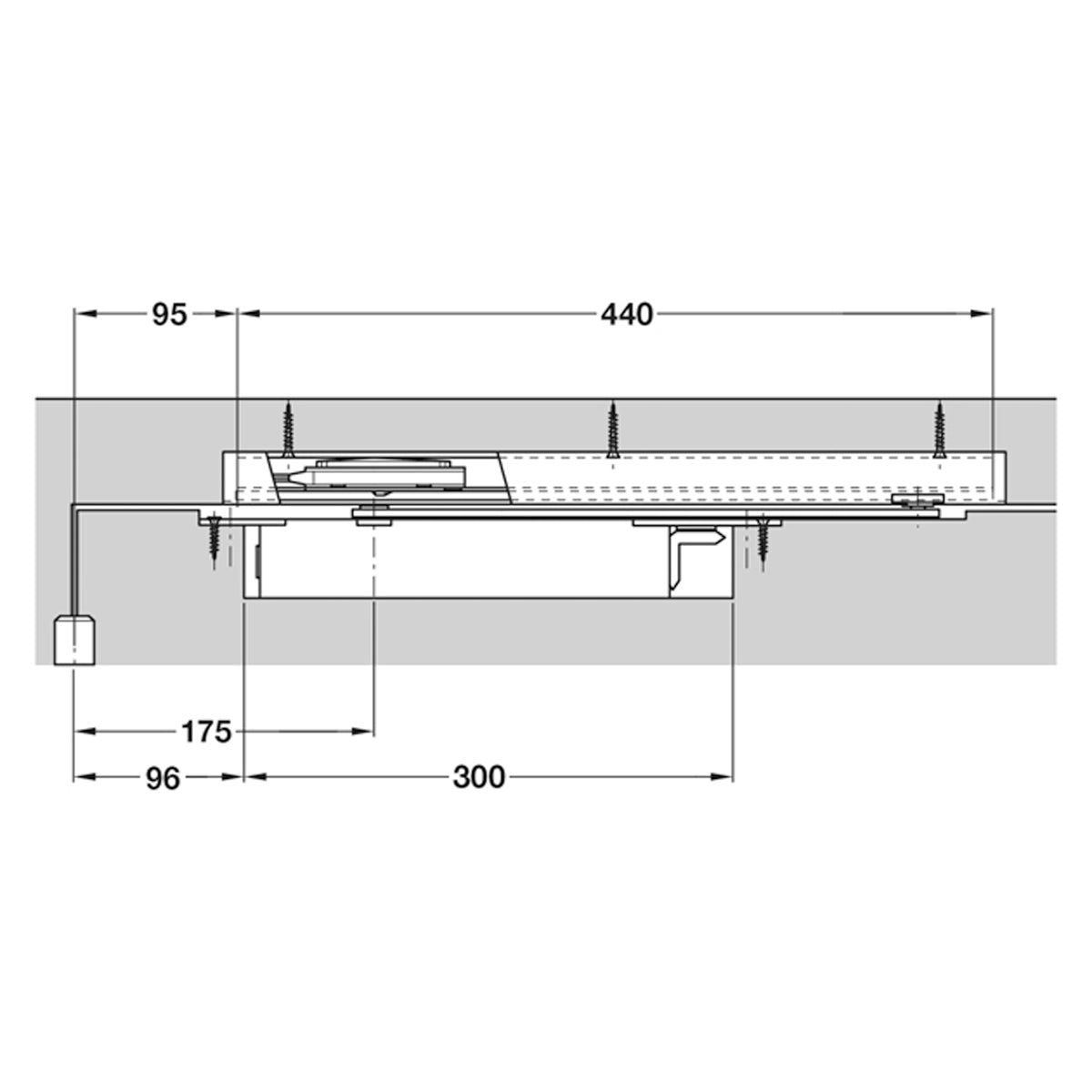 ANTI-LIGATURE DOOR CLOSER 2-4 AL/SL