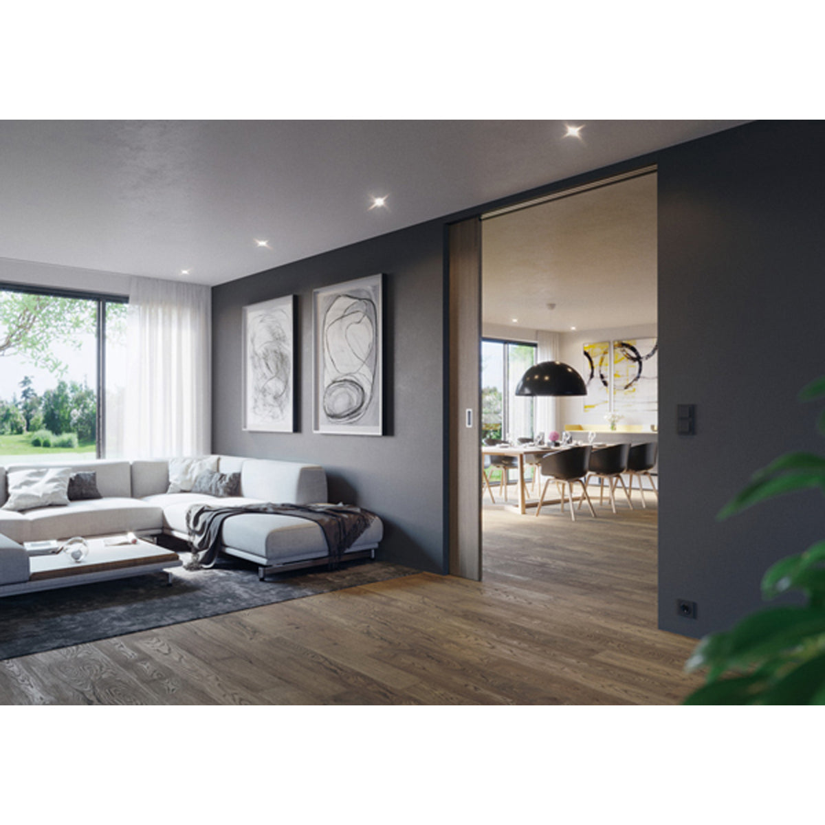 HAWA JUNIOR 80B STD POCKET DOOR