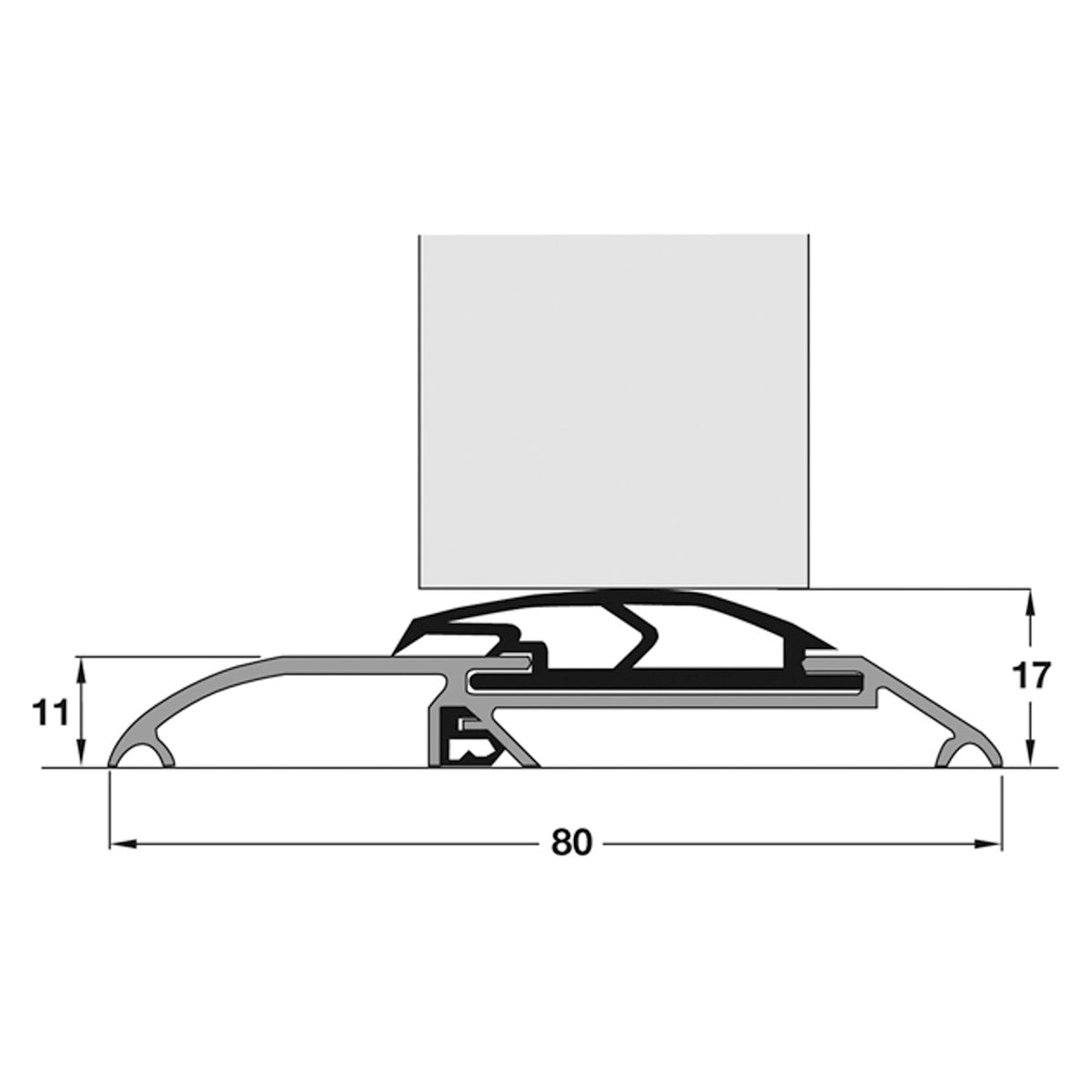THRESHOLD SEAL 80x17x1866