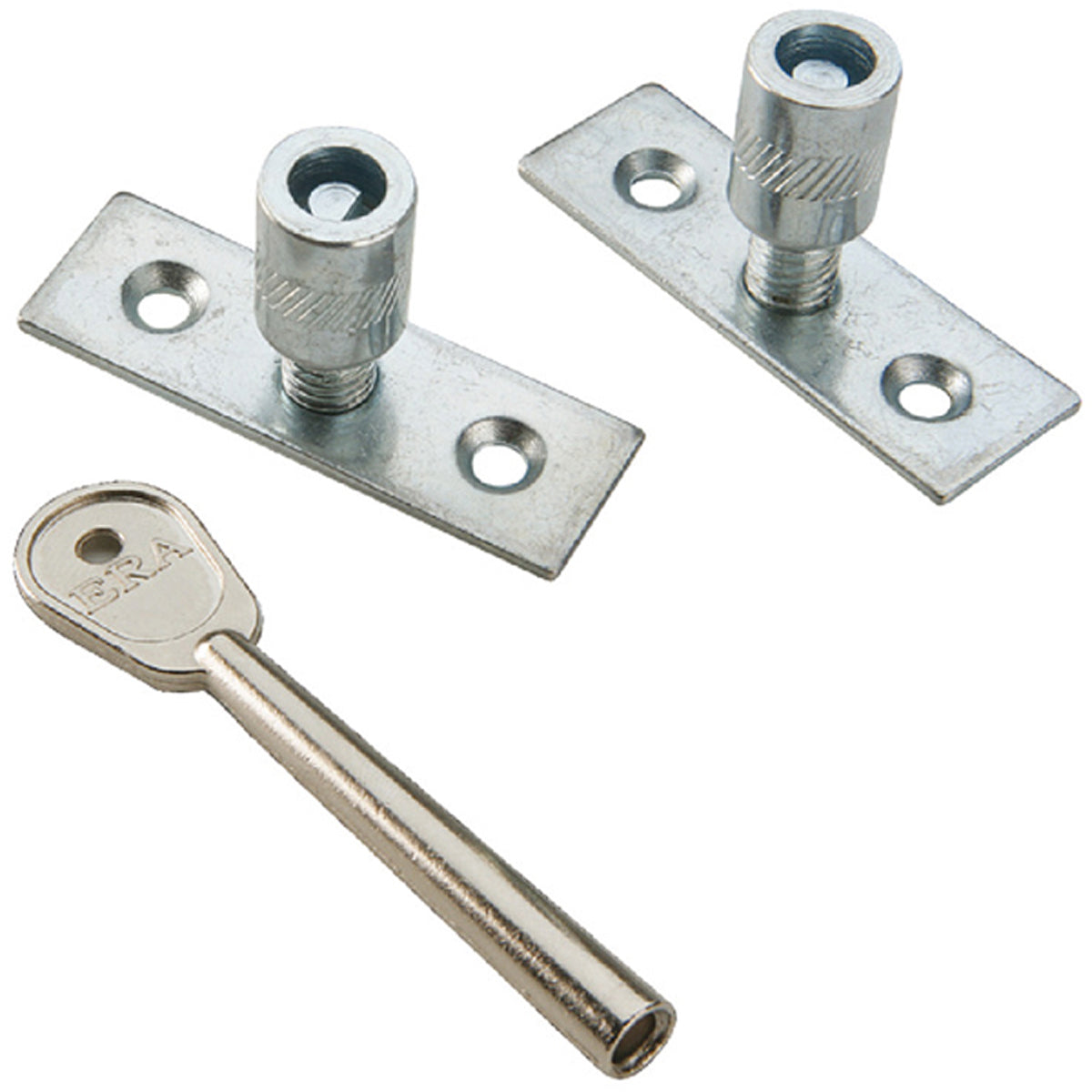 SASH WINDOW LOCKS+KEY SATIN by HAFELE UK LTD