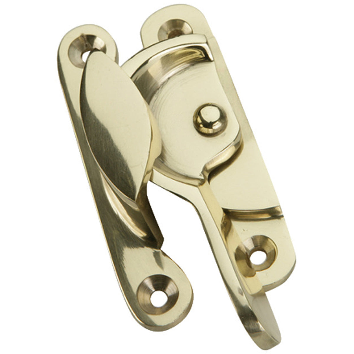 SASH FASTENER FITCH BRS/PCP