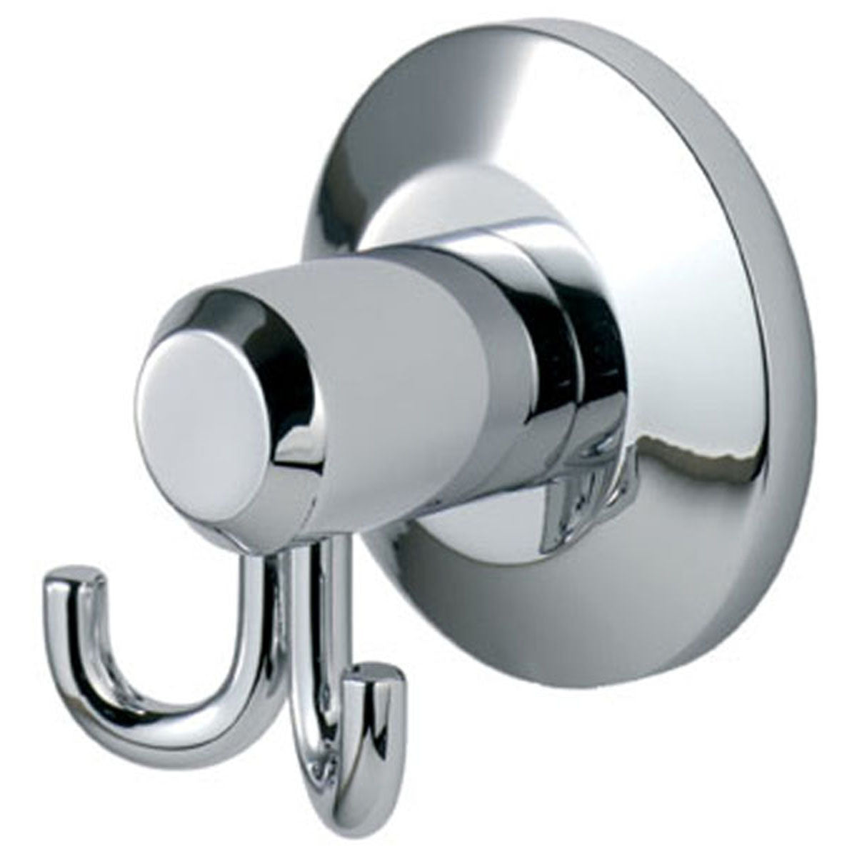 DELEAU T DBL ROBE HOOK D50x59 PCP LW02CP by CARLISLE BRASS