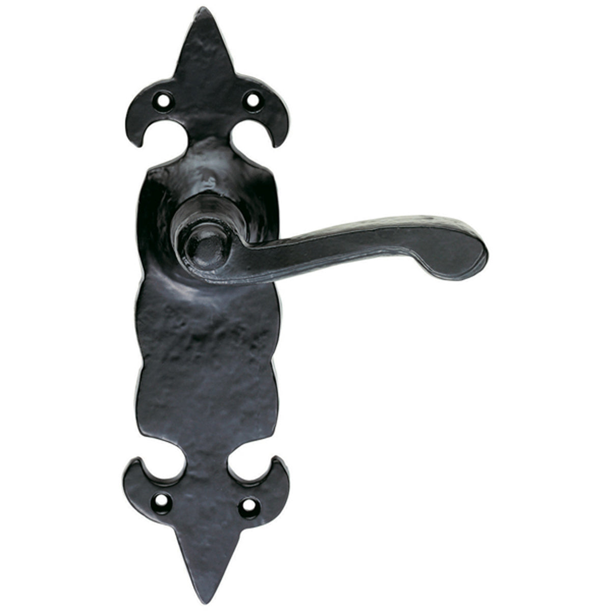 BLACK FDL LEVER HANDLE LATCH 207x58 IR/BLK LF5505 by CARLISLE BRASS