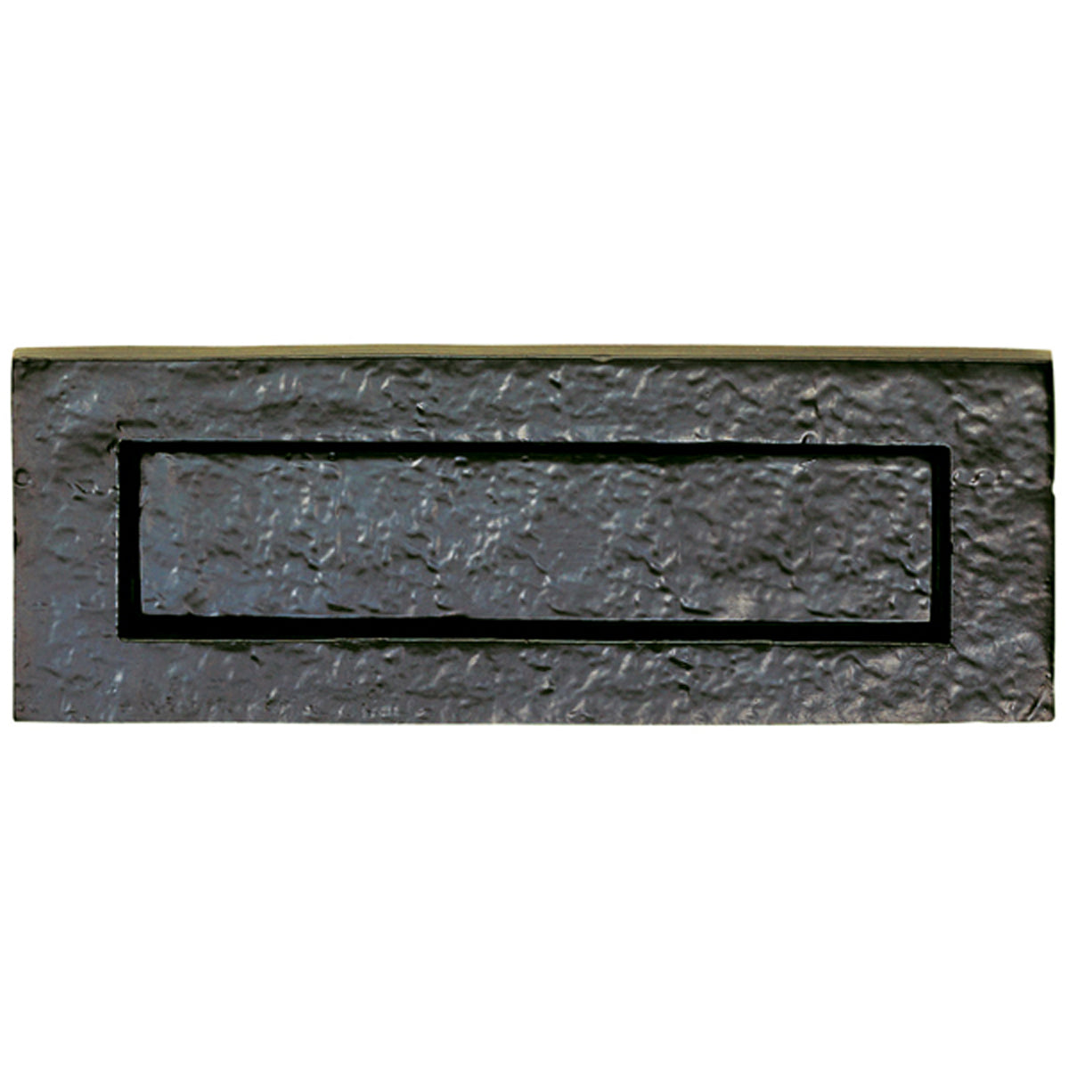 BLACK TRAD LET PLATE 265x90 BLK LF5524 by CARLISLE BRASS
