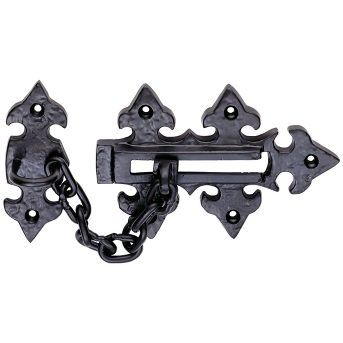 BLACK DOOR CHAIN 130x81 IR/BLK LF5536 by CARLISLE BRASS