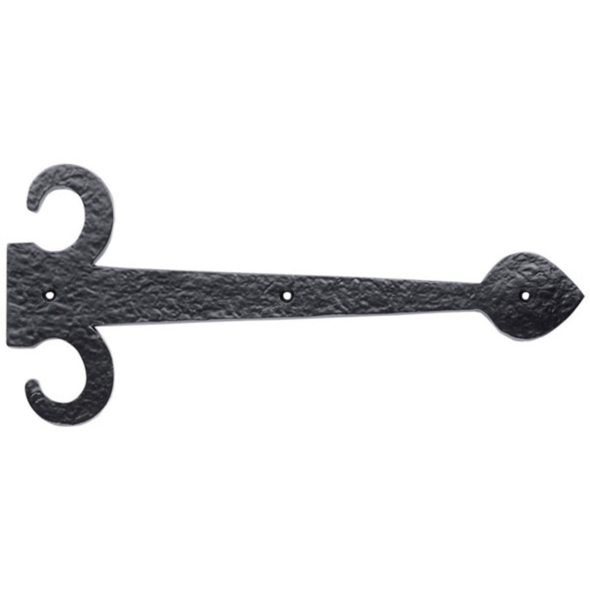 BLACK SWORD HINGE FRONT 385 IR/BLK LF5122 by CARLISLE BRASS