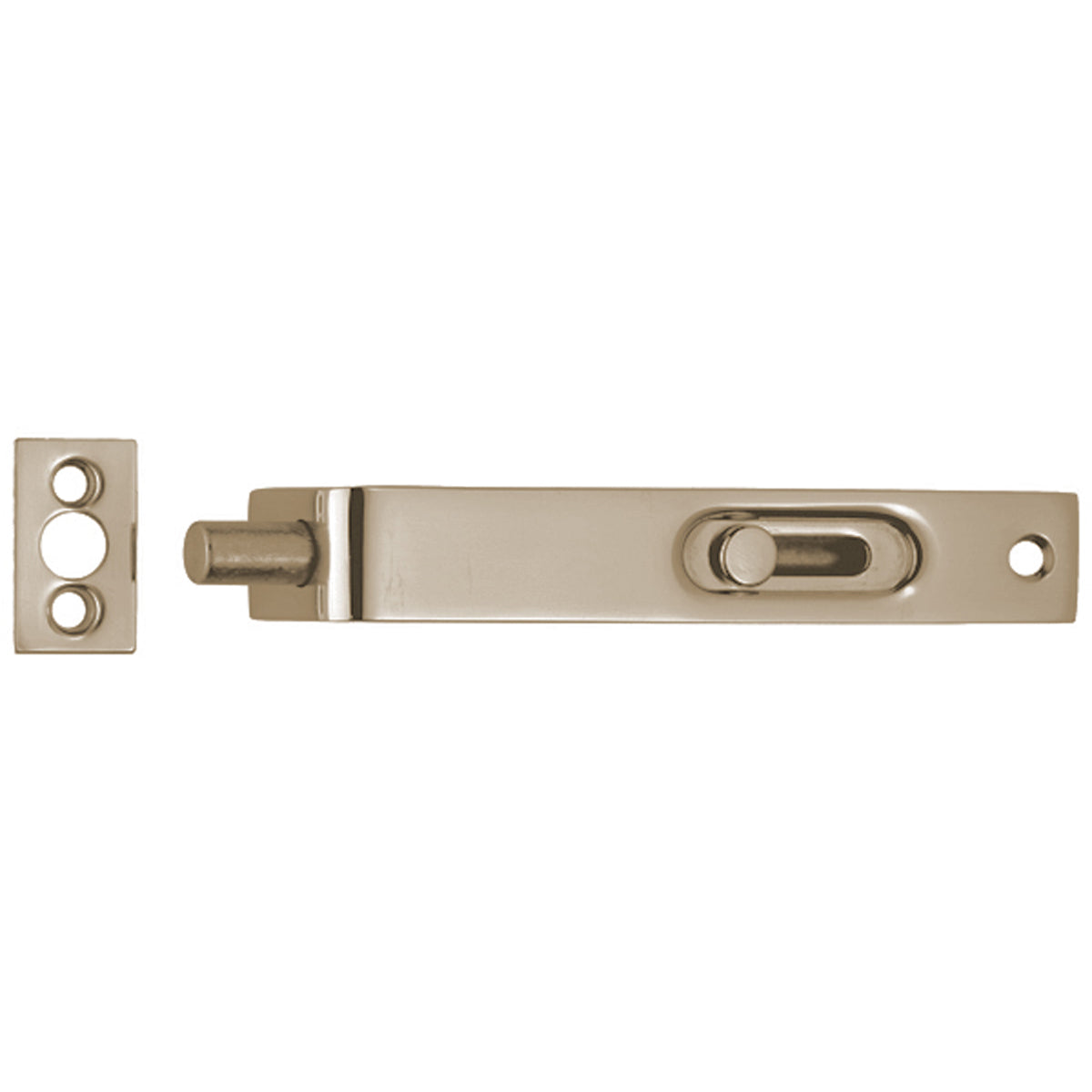 SUNK SLIDE FLUSH BOLT 101x18 SNP AA79SN by CARLISLE BRASS