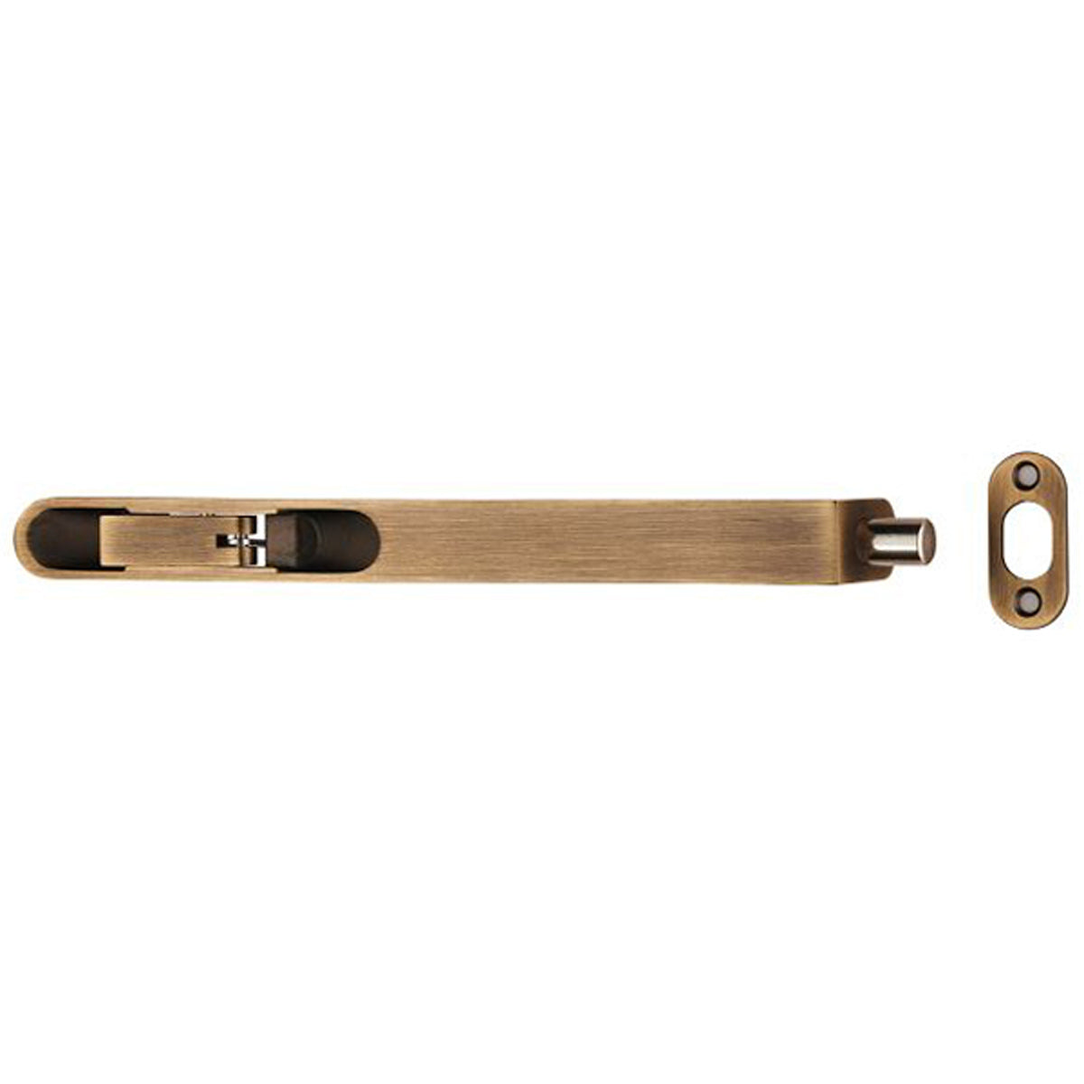 ESPEC LVACT FLUSH BOLT 204 RAD ABR FBT1008AB/R by CARLISLE BRASS