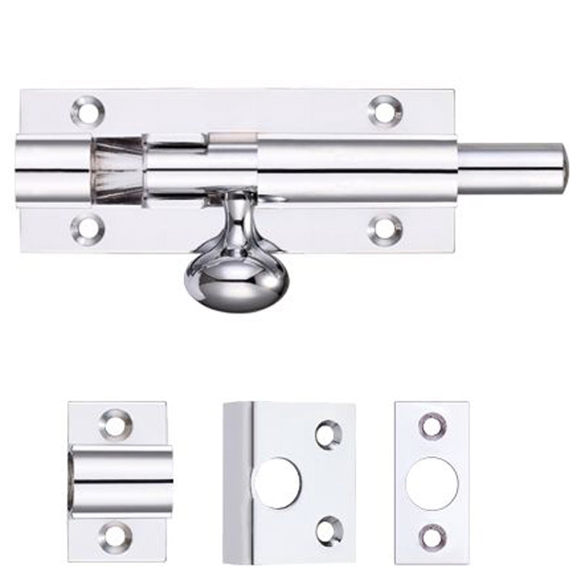 F&B ARCH BARREL BOLT 75x30 PCP