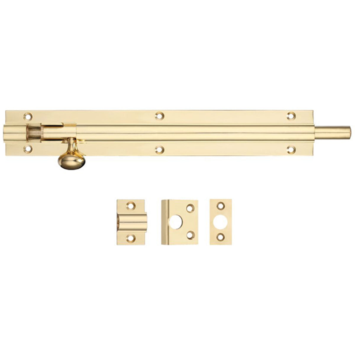 F&B ARCH BARREL BOLT 200x30 PBR