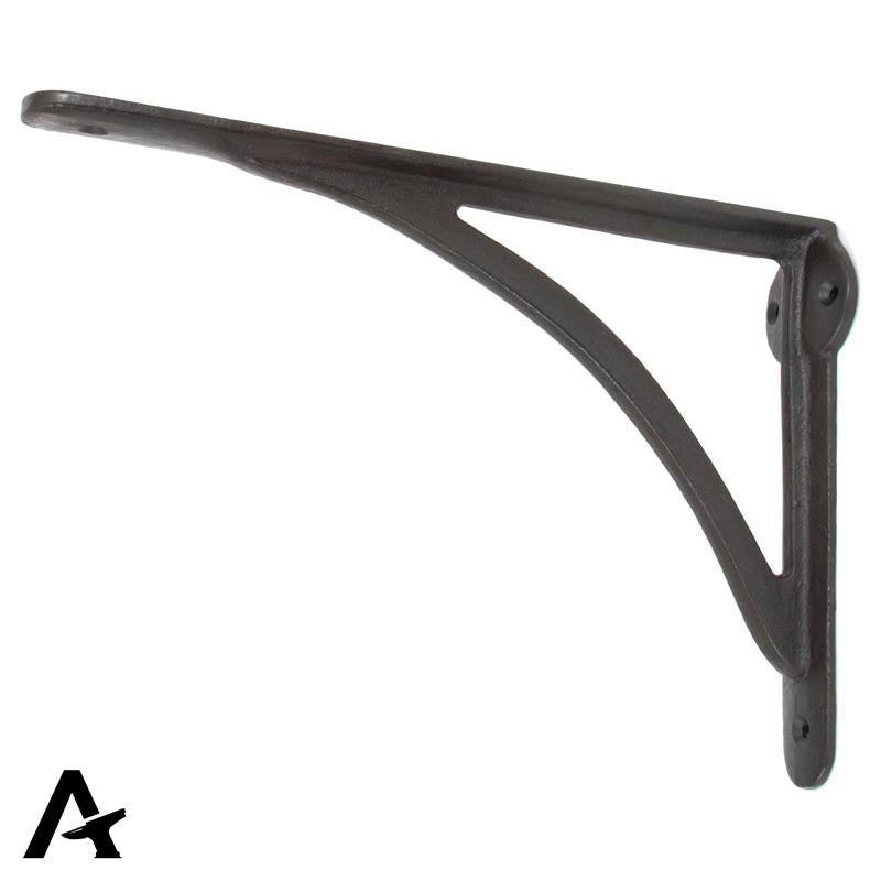SHELF BRACKET CURVED 178x45x250 BWX - 83785 by MARCHES (ANVIL) ARCHITECTURAL HARDWARE