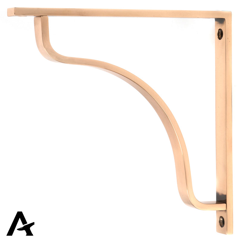 ABINGDON SHELF BRACKET 200x200x20 PBZ by MARCHES (ANVIL) ARCHITECTURAL HARDWARE