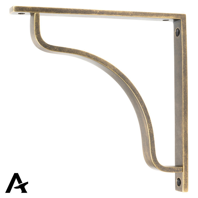 ABINGDON SHELF BRACKET 200x200x20 BNS - 51098 by MARCHES (ANVIL) ARCHITECTURAL HARDWARE