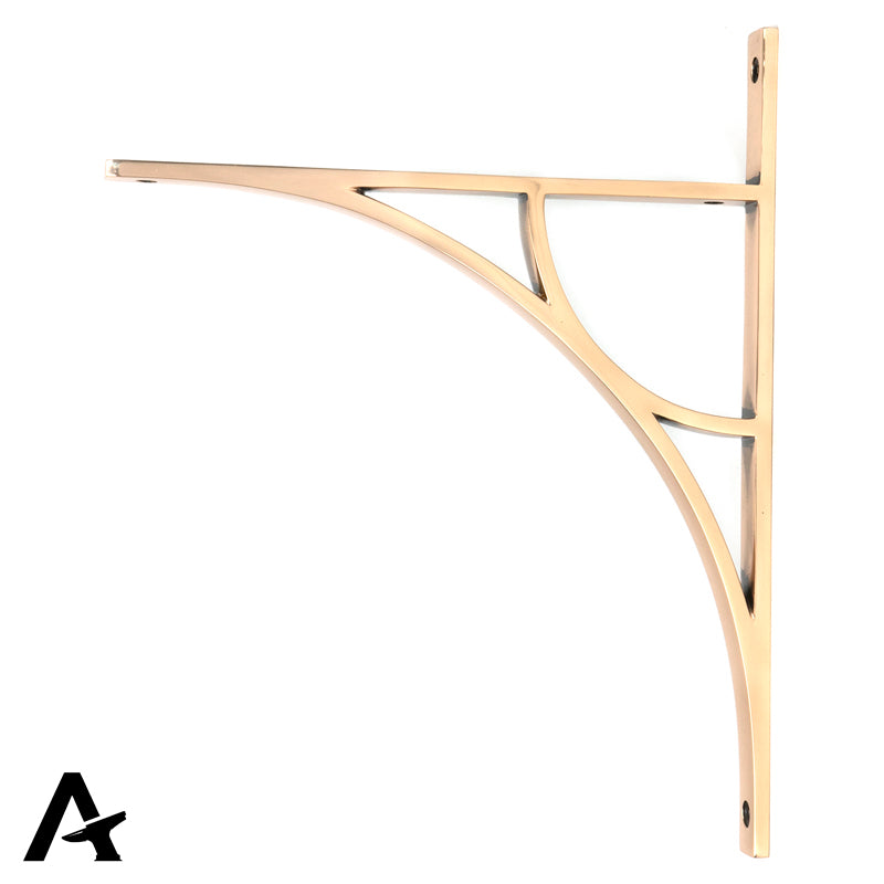 TYNE SHELF BRACKET 314x250x20 PBZ - 51183 by MARCHES (ANVIL) ARCHITECTURAL HARDWARE