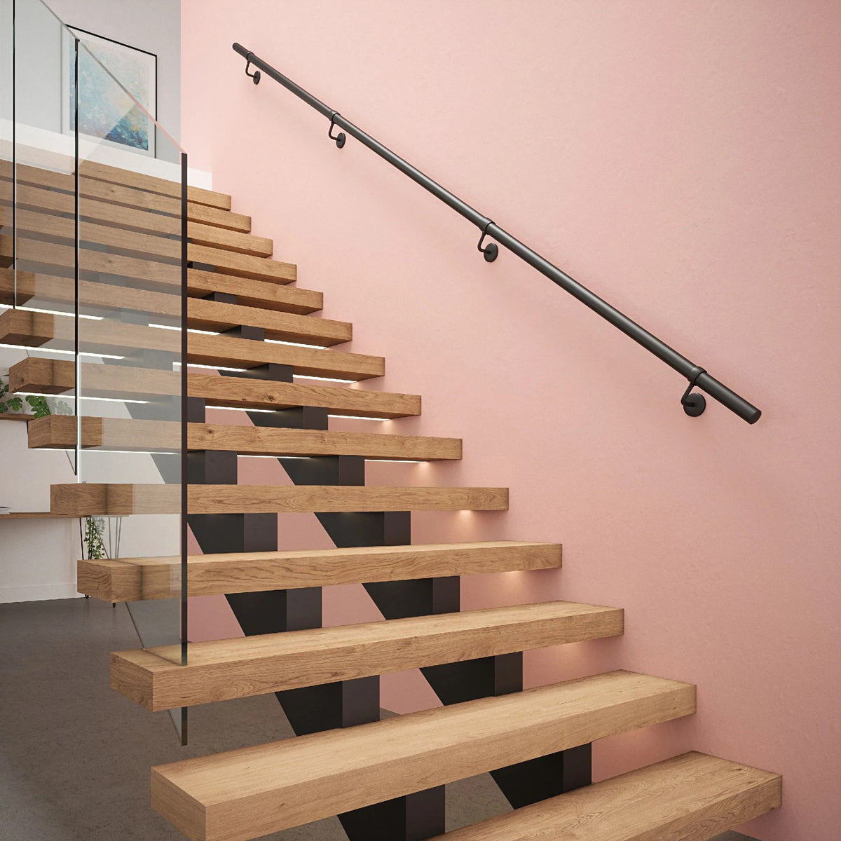 ROTHLEY INDOOR HANDRAIL KIT T 3x1200 MBK by ROTHLEY BURN LTD
