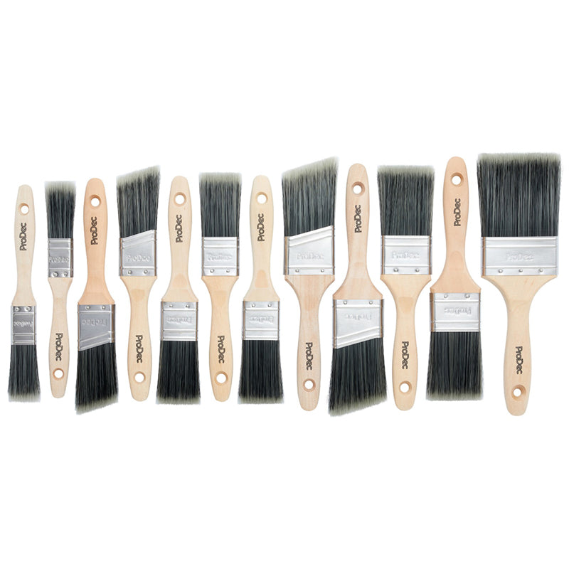 PRODEC DECORATOR'S DOZEN BRUSH SET 12PC by RODO LIMITED