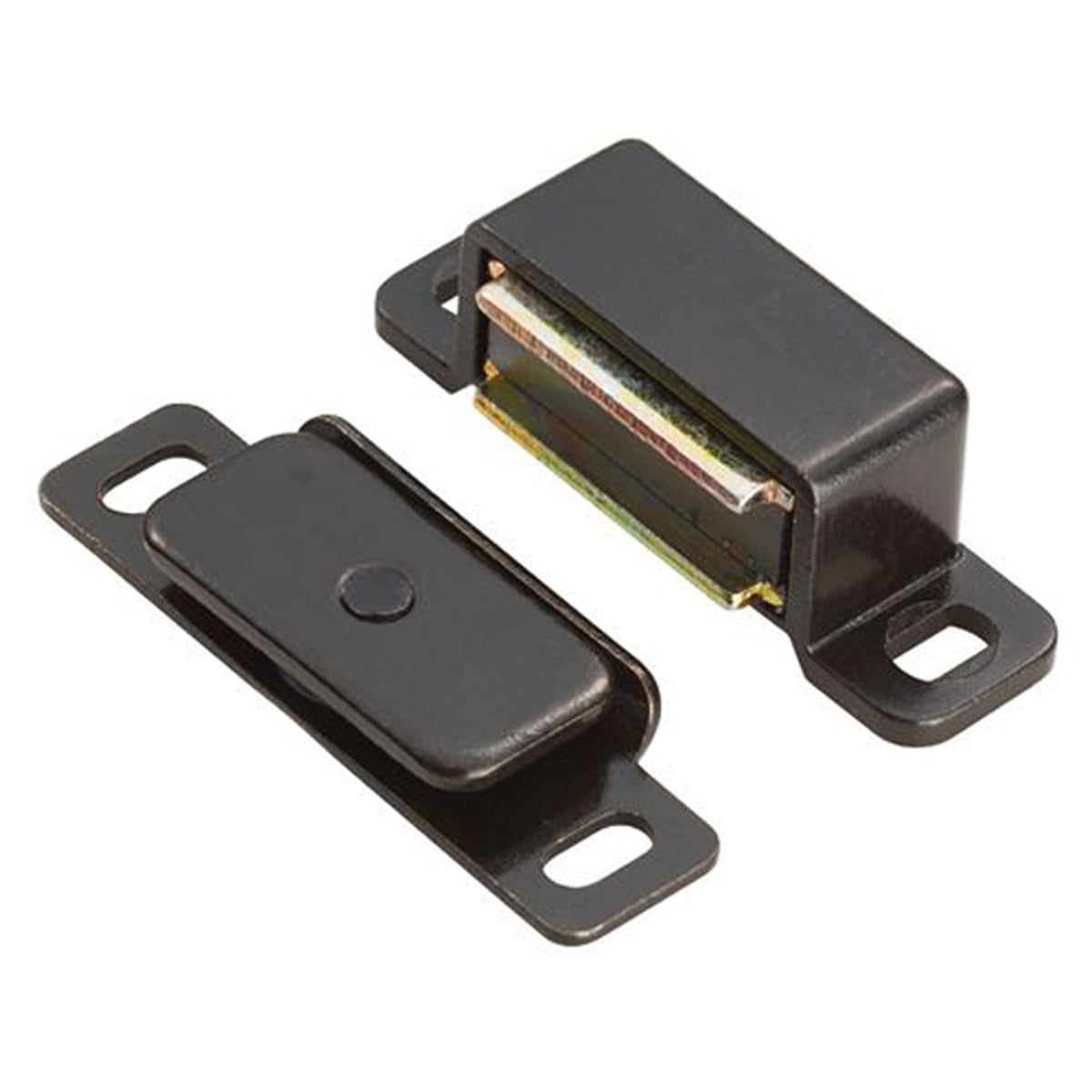 MAGNETIC CATCH 6.0KG 37x12.5 ST/BLK FTD840BLK by CARLISLE BRASS