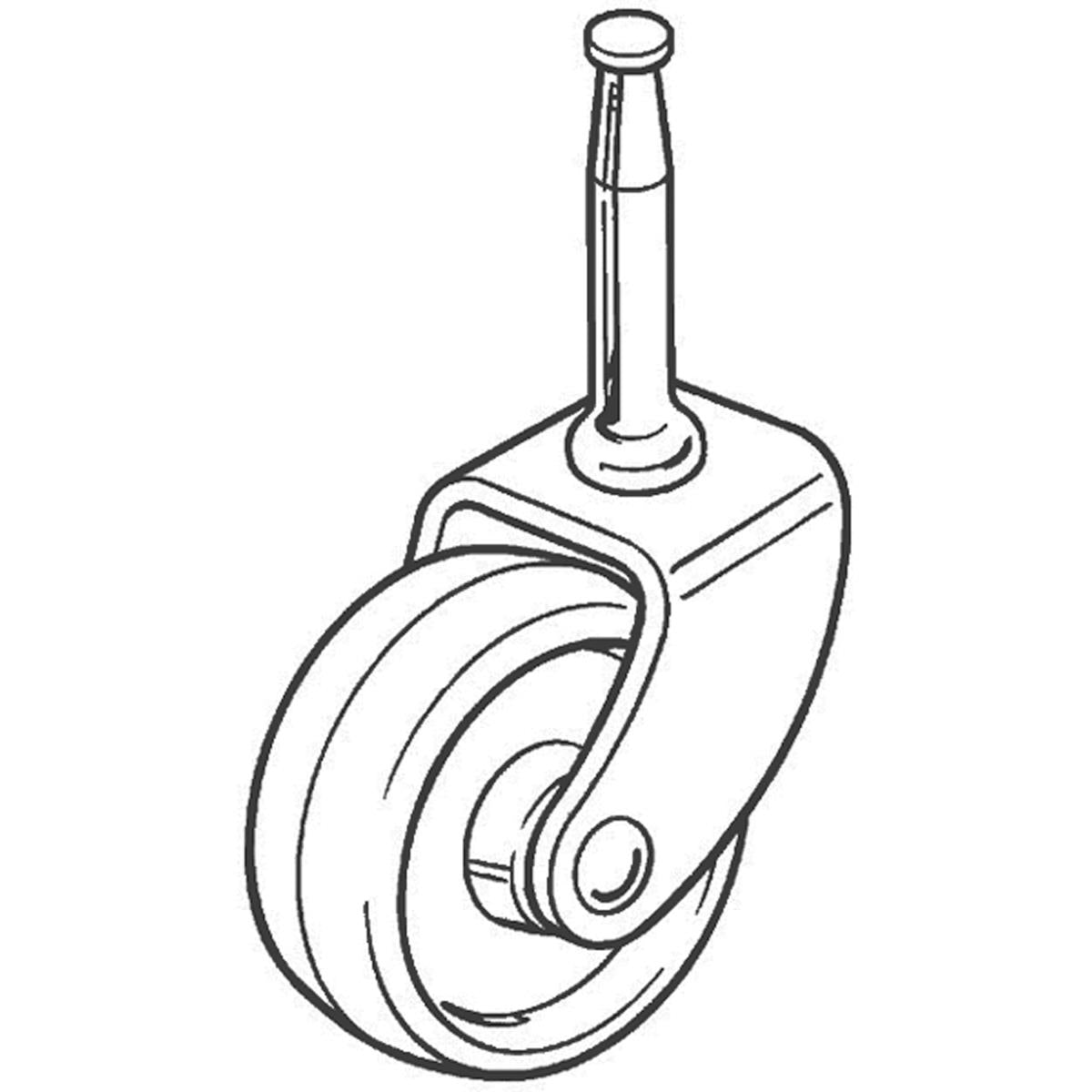 PEG CASTOR 43KG D31 SET4