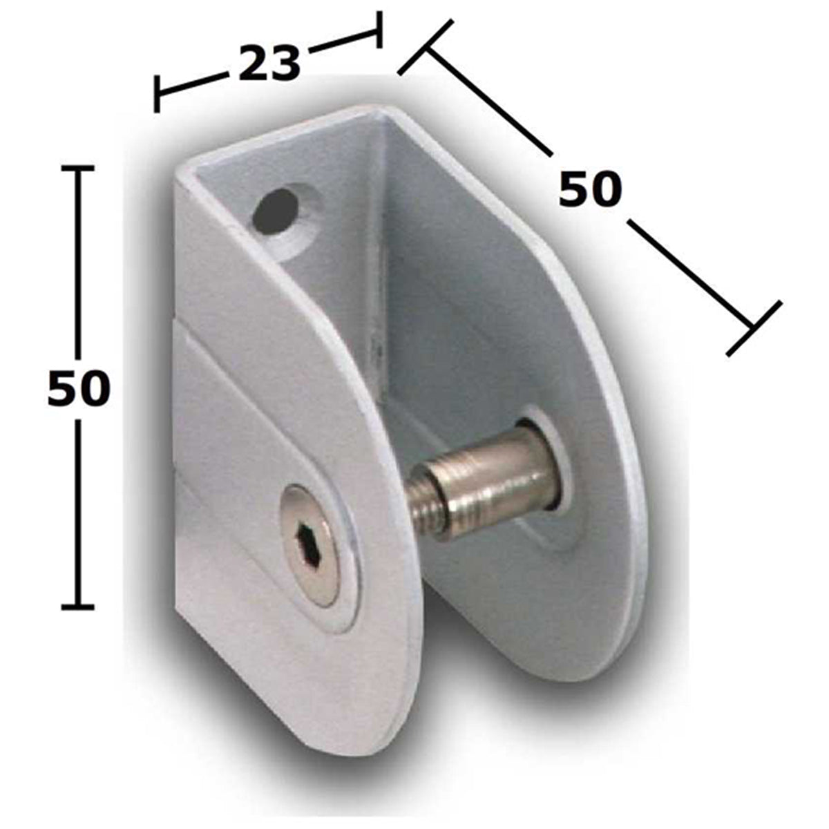TOILET CUBICLE WALL BRACKET 3PK