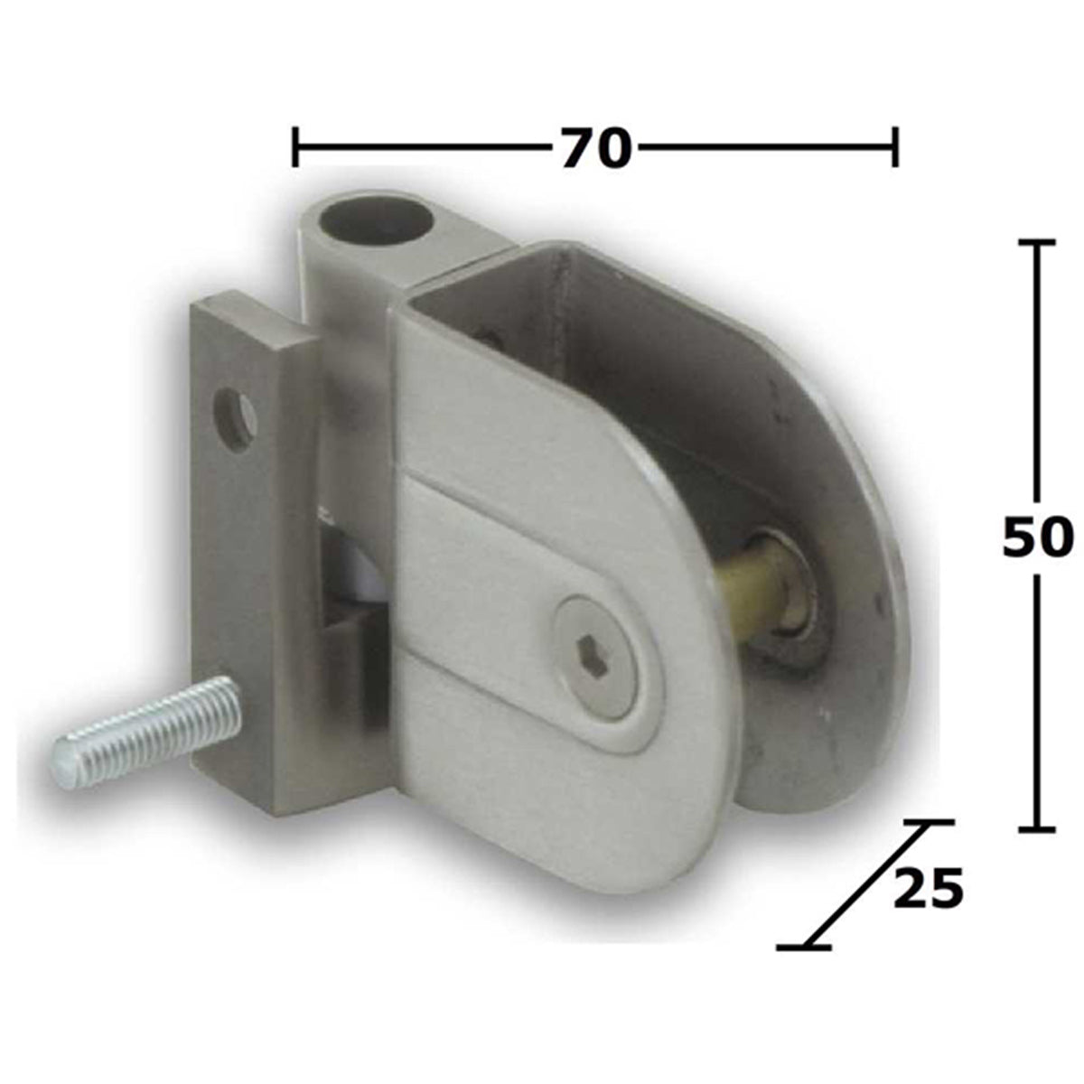 TOILET CUBICLE HINGE MULTI ROLL PR
