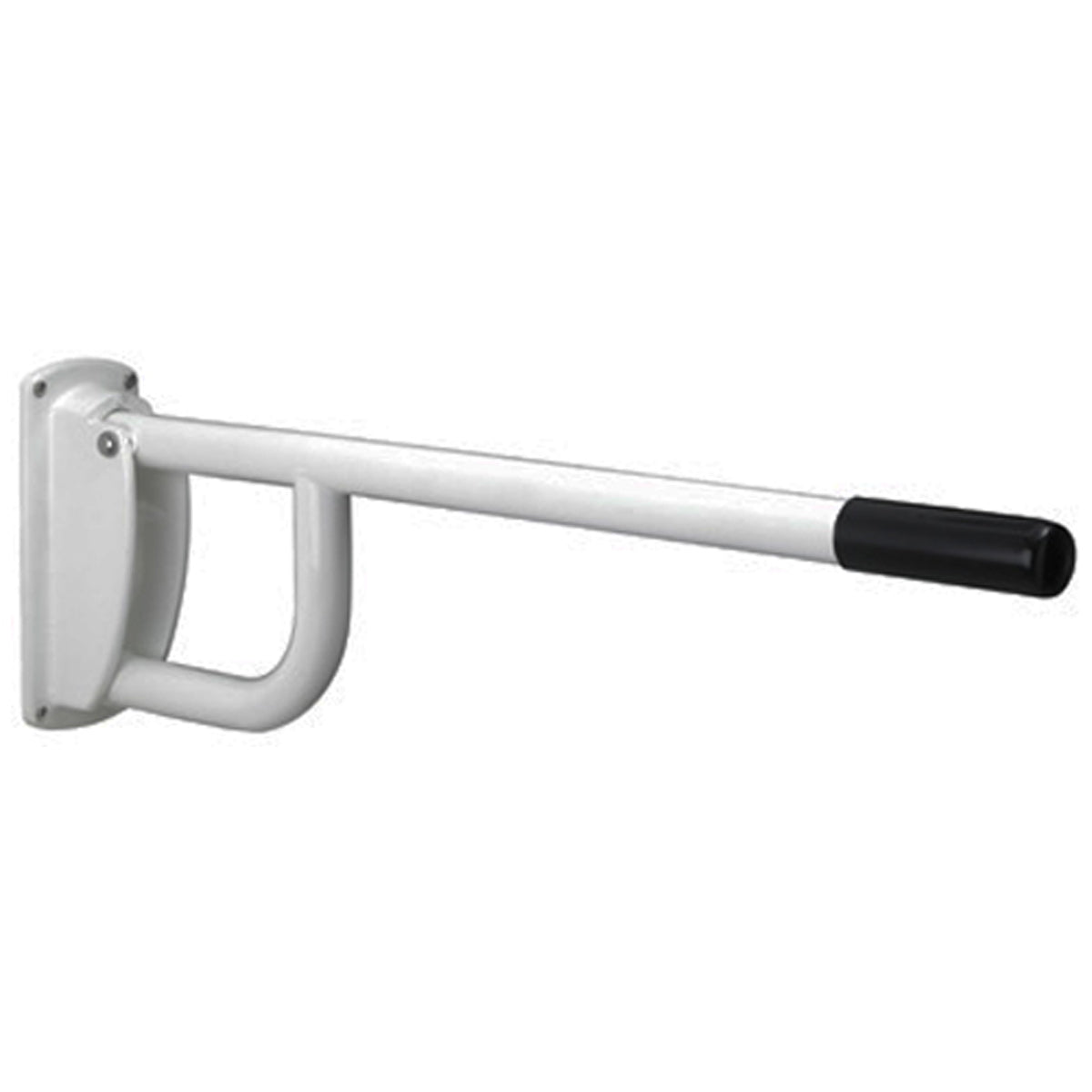 Folding Grab Rail Single Ø35x770mm White