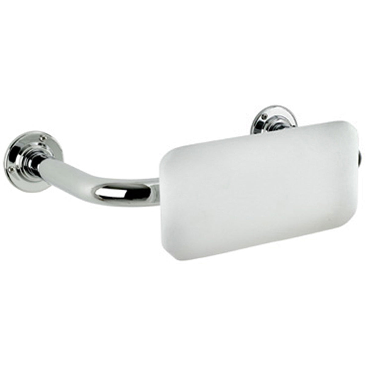 Toilet Back Support with Cushion White