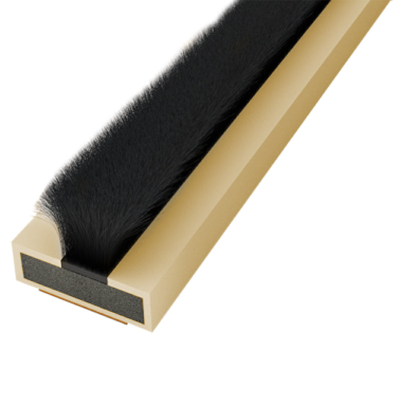 Intumescent Smoke Seal 20x4x2100mm Cream with Black Brush