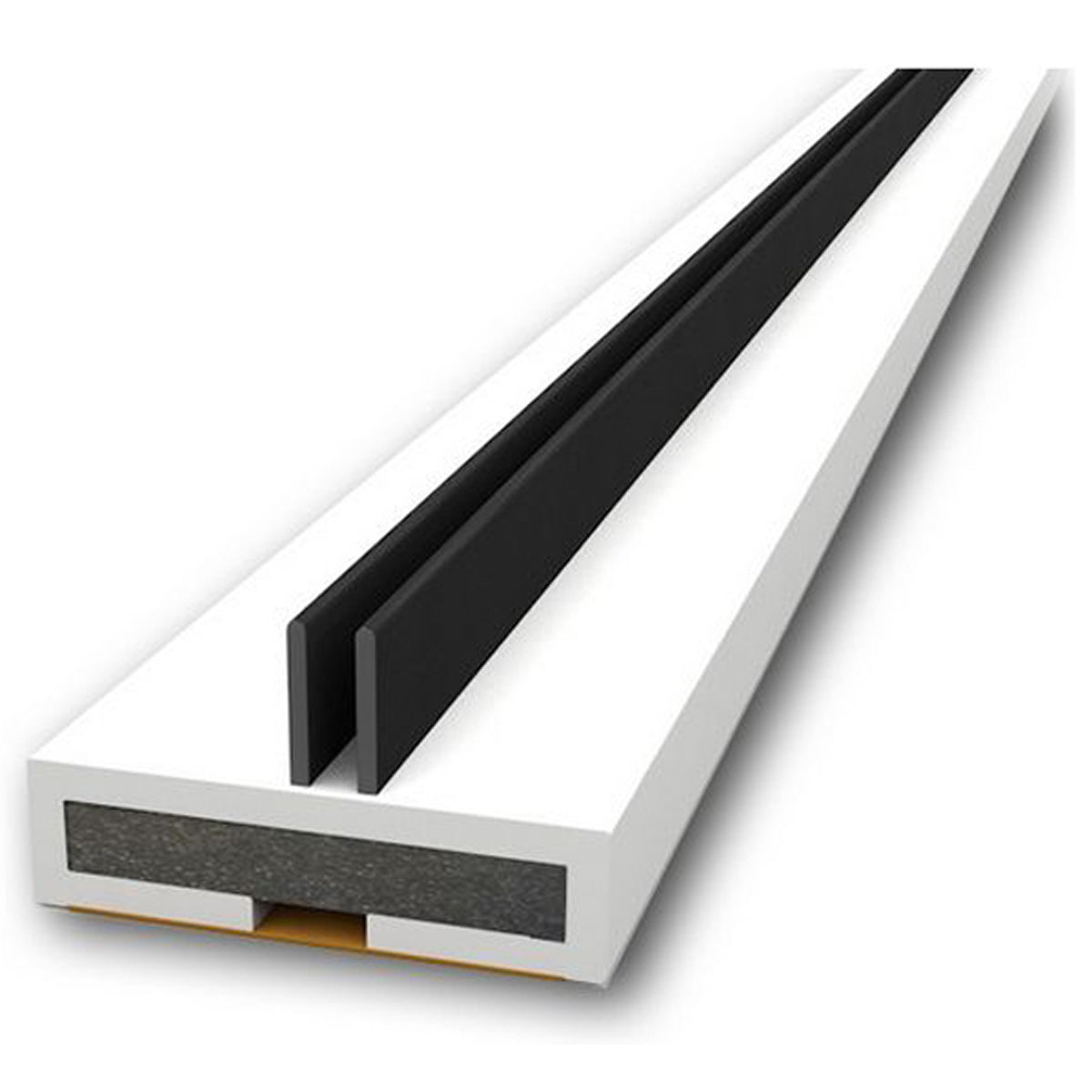 INTUMESCENT/SMOKE DBLFLIP 20x4x2100 WHI