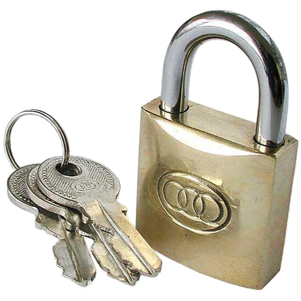 PADLOCK TRI CIRCLE ARMOURED 80 SS