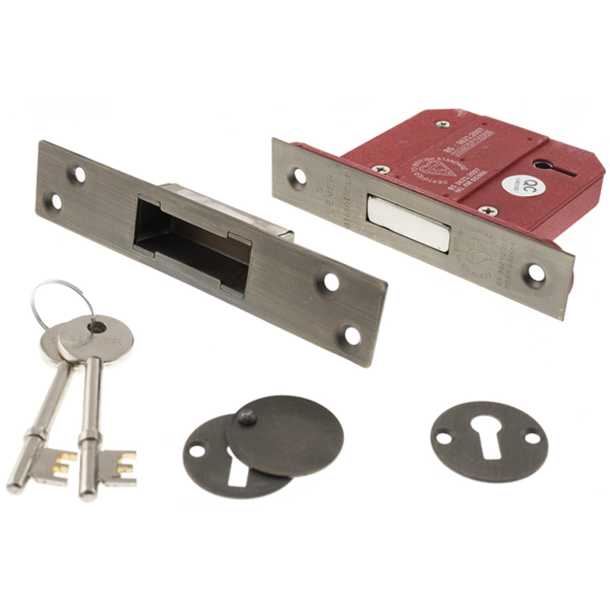 ATLANTIC BS 5LEVER KEY DEADLOCK 63 UBZ