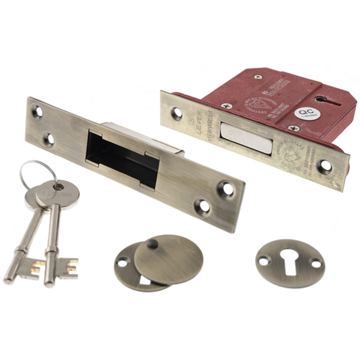 ATLANTIC BS 5LEVER KEY DEADLOCK 76 ABR