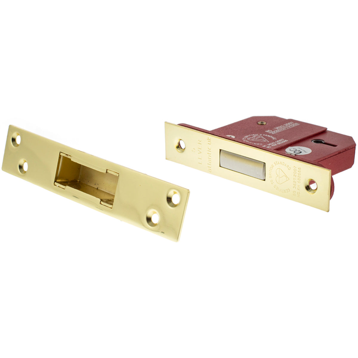 ATLANTIC BS 5LEVER KEY DEADLOCK 76 PBR