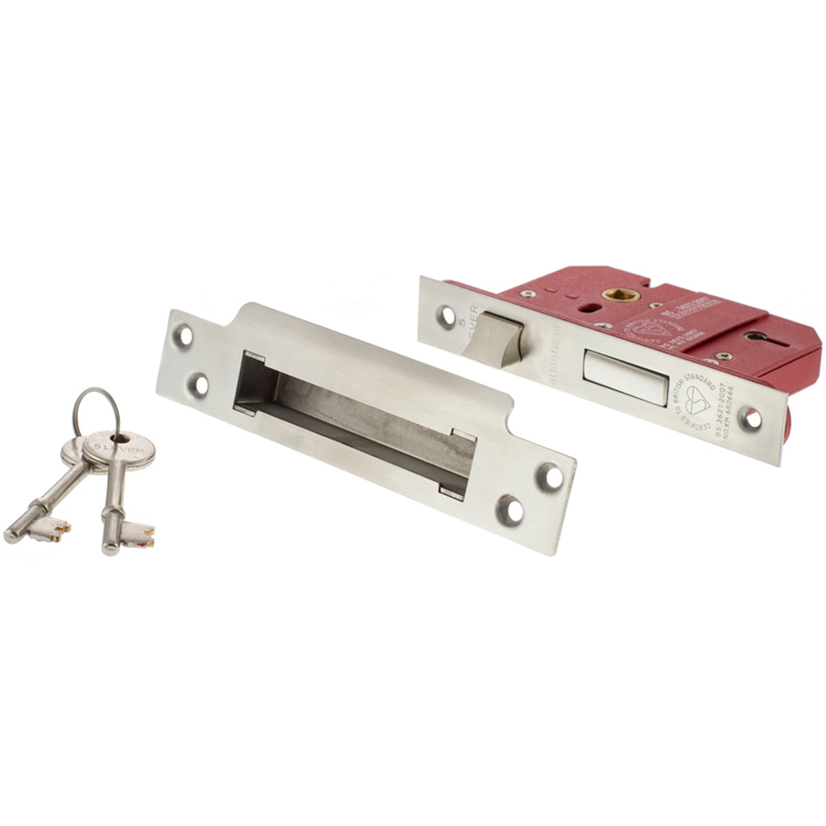 ATLANTIC BS 5LEVER KEY SASHLOCK 76 SCP