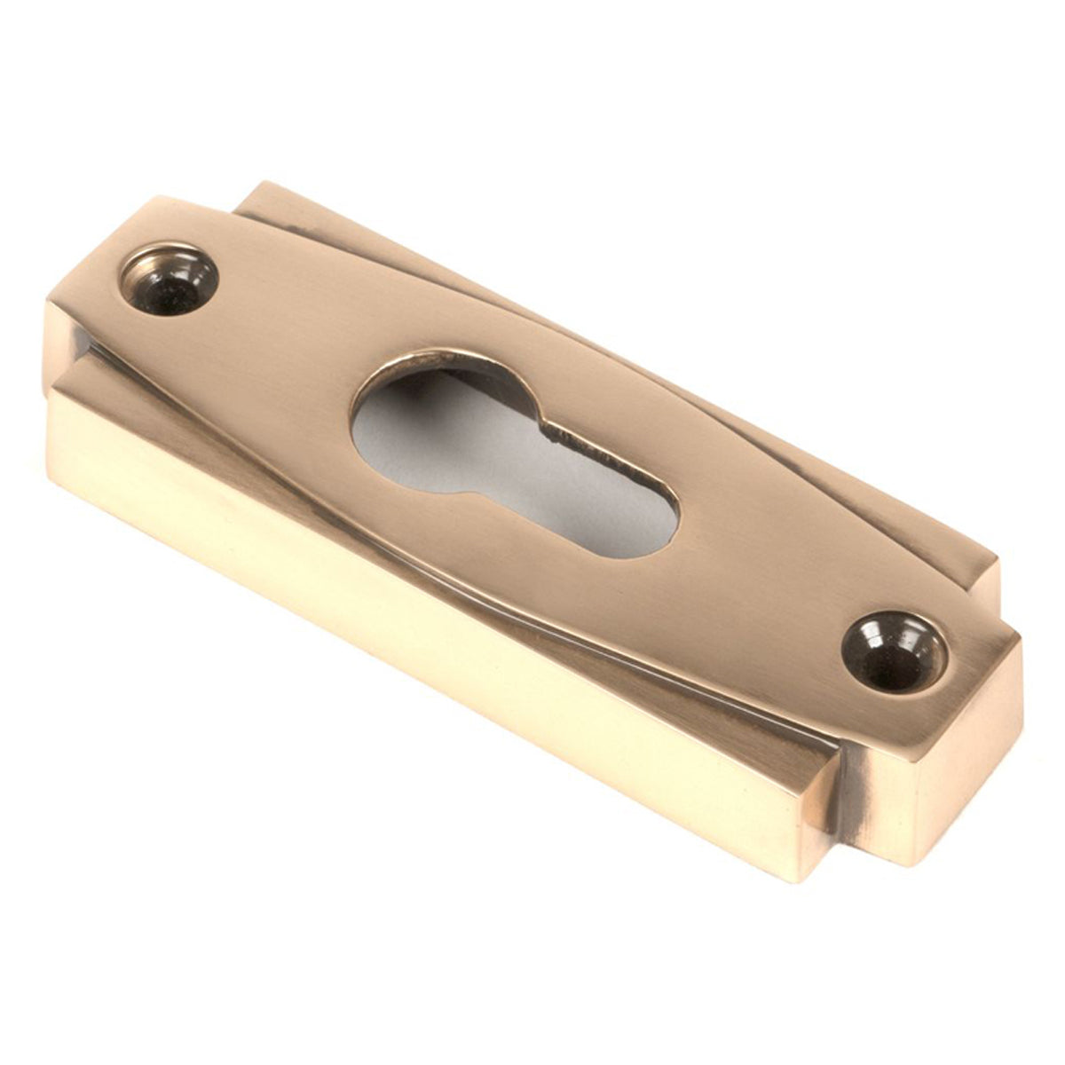 ART DECO ESCUTCHEON EURO 72x36x14 PBZ - 51202 by MARCHES (ANVIL) ARCHITECTURAL HARDWARE